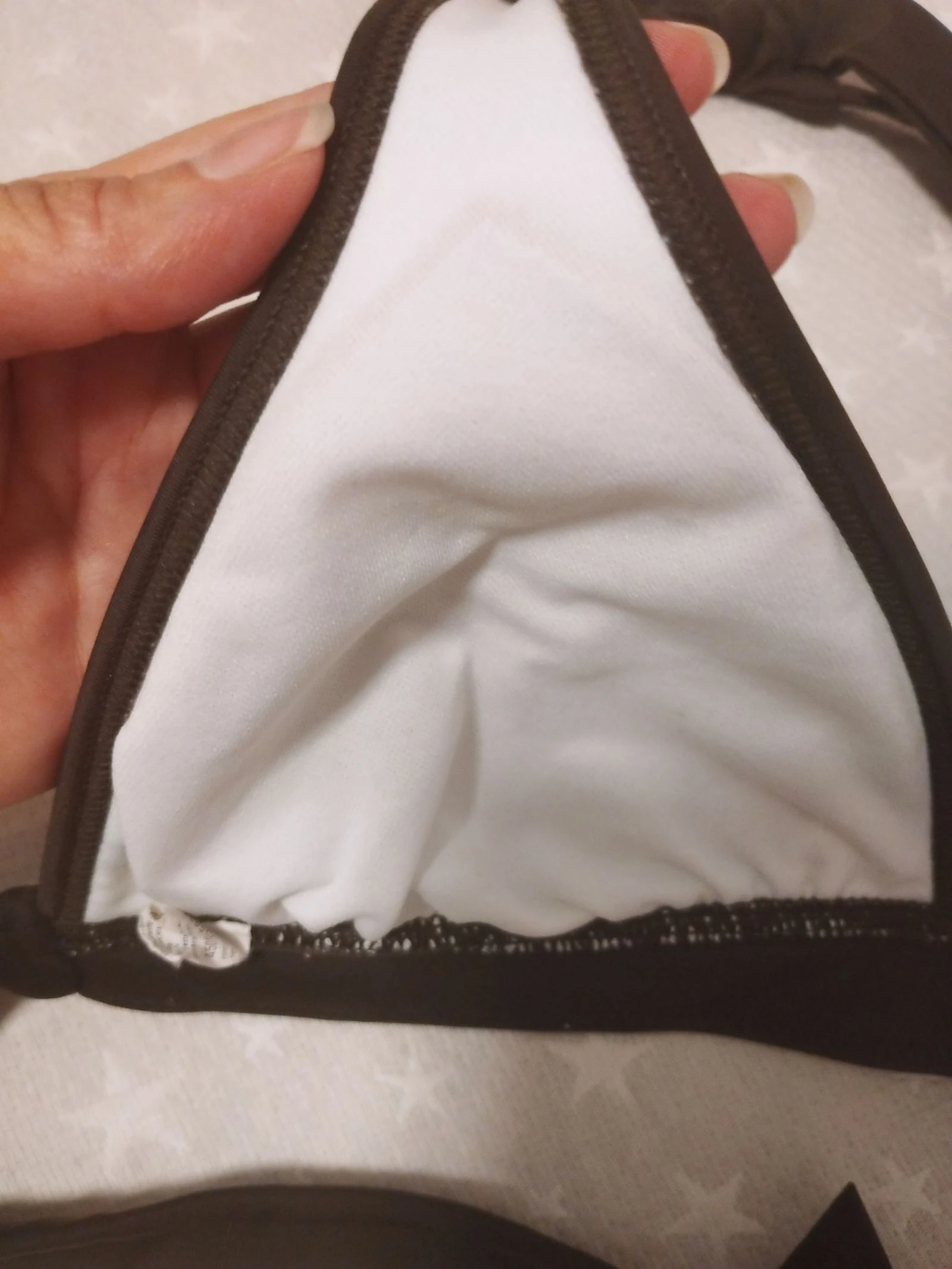 Espirit Bikini de dos piezas a rayas turquesa et blanc Taille 36 – photo 10